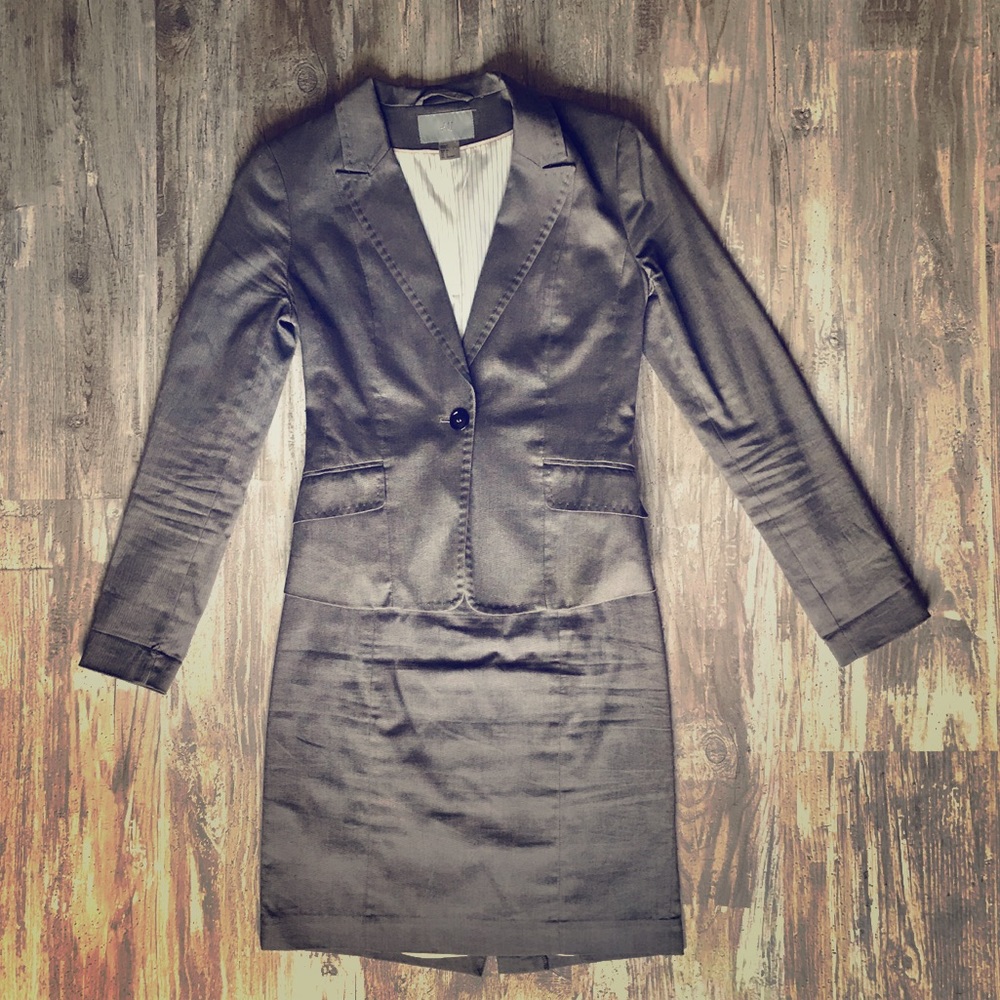 Fitted Skirt Suit